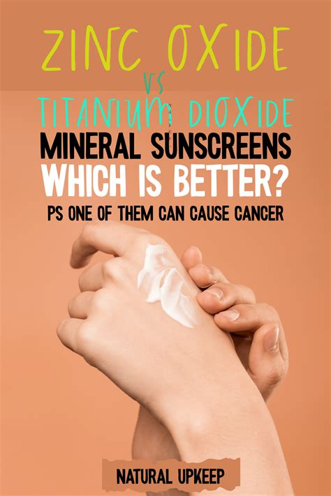 Zinc Oxide Vs Titanium Dioxide Mineral Sunscreens: Which Is Better ...