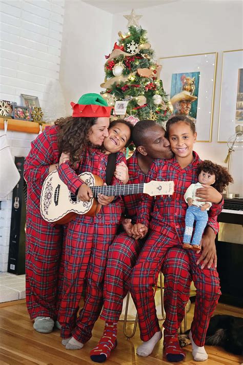 Download Black Family Christmas Playing Guitar Picture | Wallpapers.com
