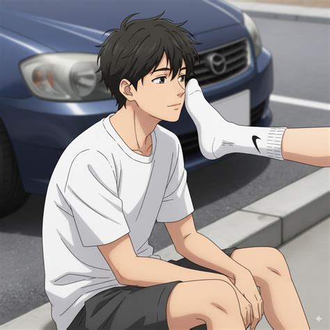 Anime Boy Socks #23 by AIBoysGallery on DeviantArt