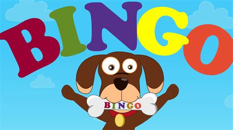 Bingo Nursery Rhyme | Kids songs, Il cane, Nursery rhymes