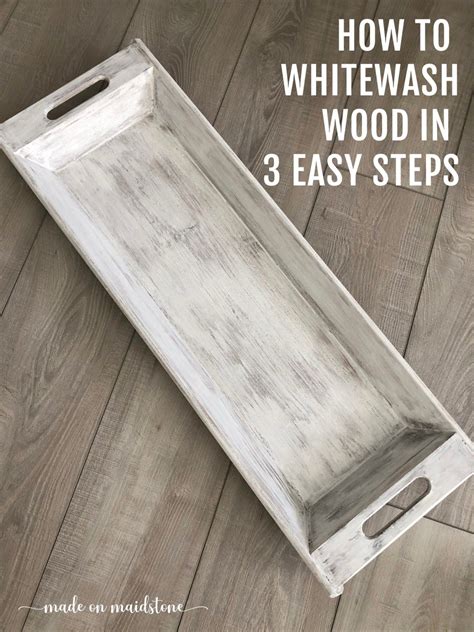 How to Whitewash Wood