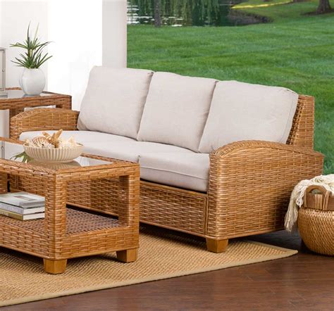 Indoor Wicker Sofa Set | Baci Living Room