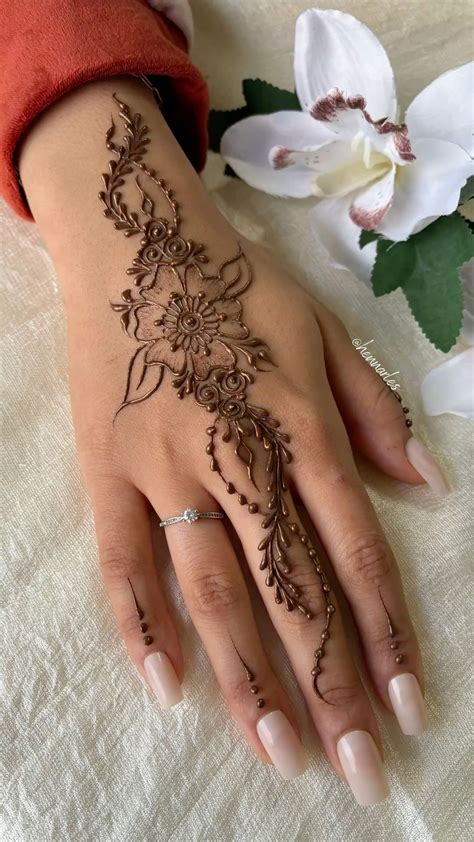 TikTok - Make Your Day in 2025 | Henna flower designs, Henna designs ...