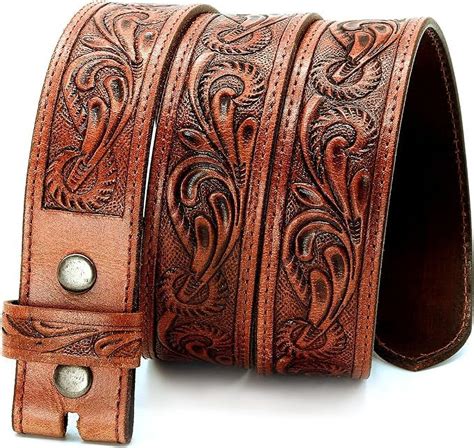 Customer reviews for RAW HYD Leather Western Belts for Men - Cowboy ...