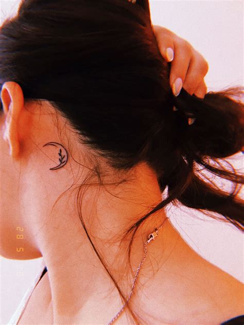 minimalist moon tattoo