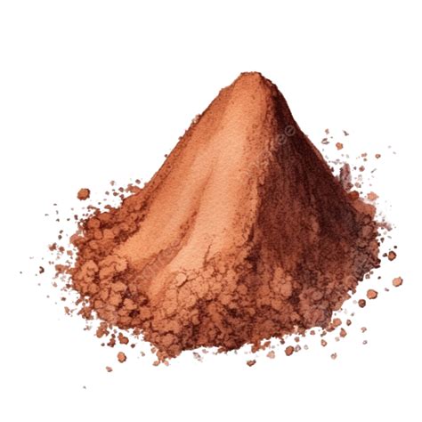 Watercolor Cocoa Powder, Cacao, Cocoa, Powder PNG Transparent Image and ...