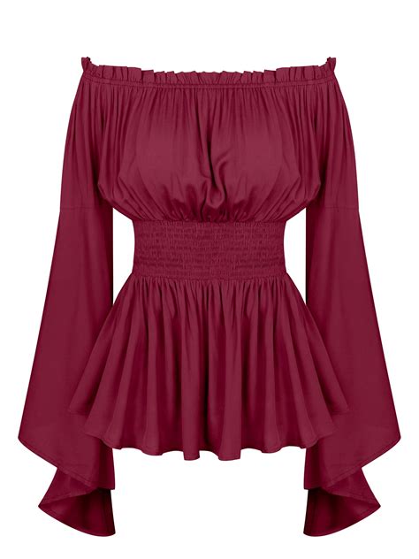 Womens Peasant Blouse