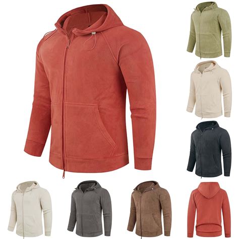 Bixock Men Outdoor Jackets, Men Waterproof Big Tall Jackets, Men Solid ...