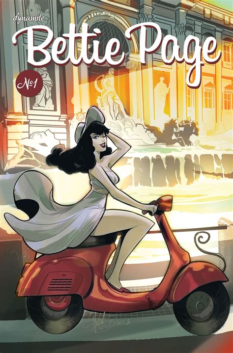 Exclusive: Mirka Andolfo Takes Pin-Up Icon Bettie Page on a Roman Adventure