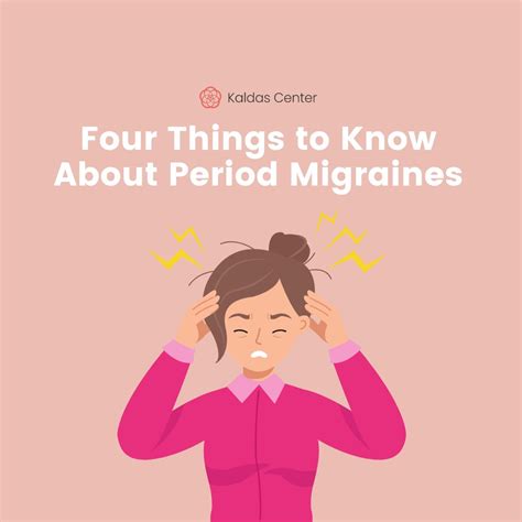 Four things to know about period migraines | Kaldas Center posted on the topic | LinkedIn