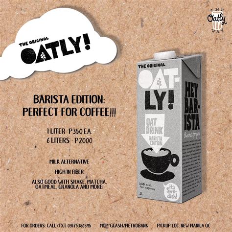 Oatly Barista Edition, Food & Drinks, Beverages on Carousell