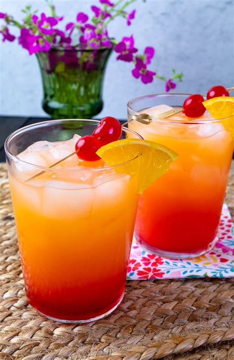 Fresh Tequila Sunrise Cocktail - A Southern Soul