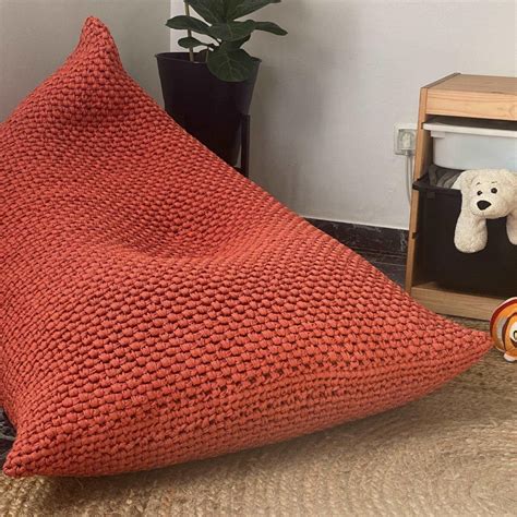 Modern Bean Bag Chair | Floor Seating Pillow – Looping Home