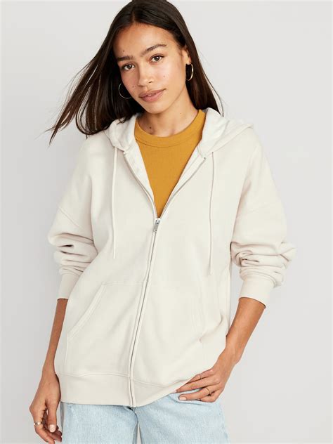 Oversized Full-Zip Hoodie for Women | Old Navy
