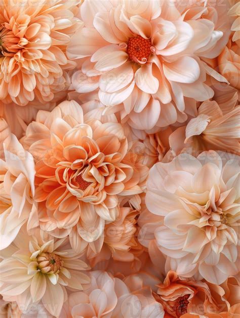 peach color flower bouquet arrangement, ai 45360272 Stock Photo at Vecteezy