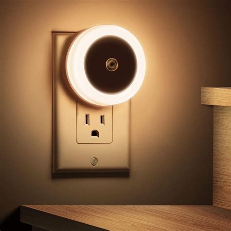LED Baby Night Lights Plug into Wall , Nightlight with Light Sensors ...
