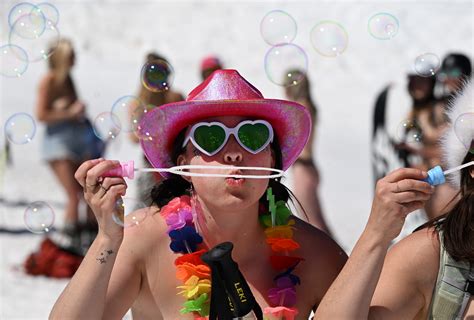 At Boot Tan Fest, skiing naked is the ultimate female empowerment