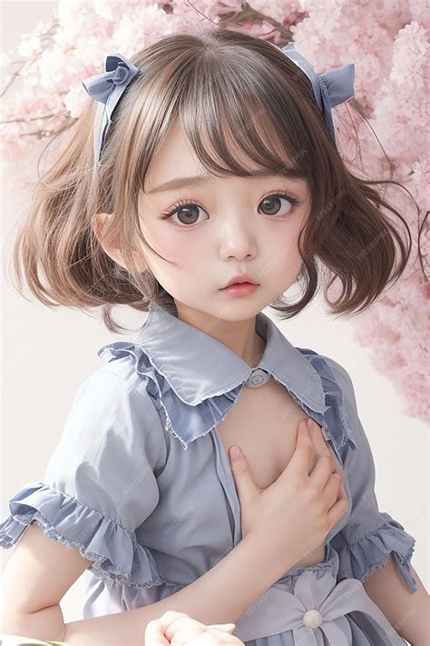 Premium AI Image | Naked naked girls cute Japanese girls Asian girls