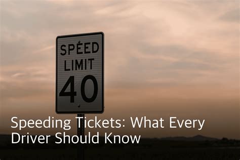 Speeding Tickets: What Every Driver Should Know | Mark A. Gallagher