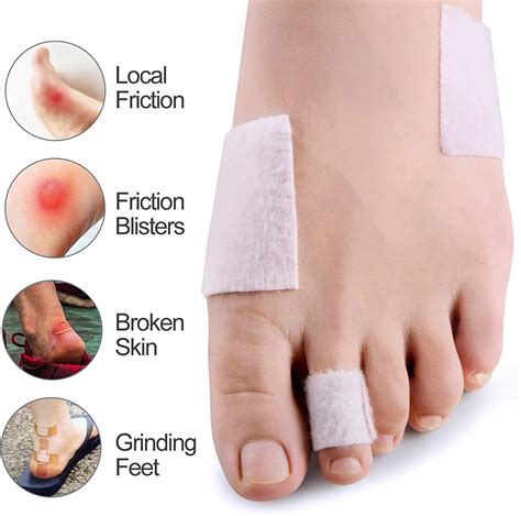 Adhesive Gel Blister Bandages for Heels and Toes - 25 Pack | Silicone Bandaids for Calluses and ...