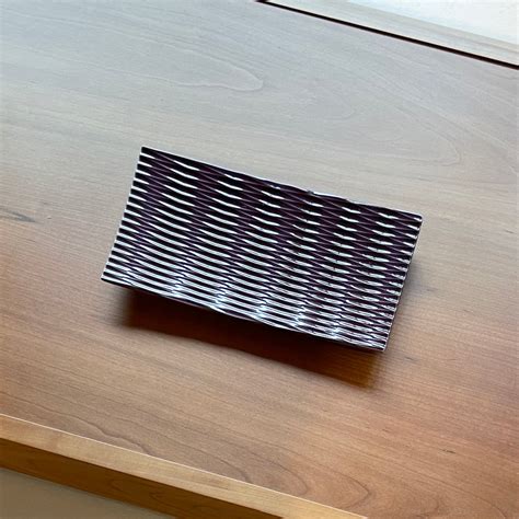 Kiriko Plate, Purple | Five Elements Home