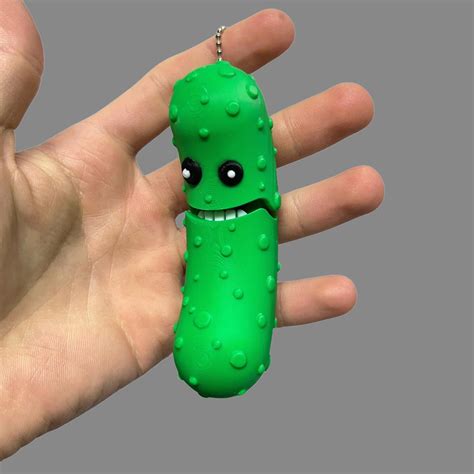 Tickle Pickles - Articulated Pickle Fidgets/Keychains - Roth 3D Prints