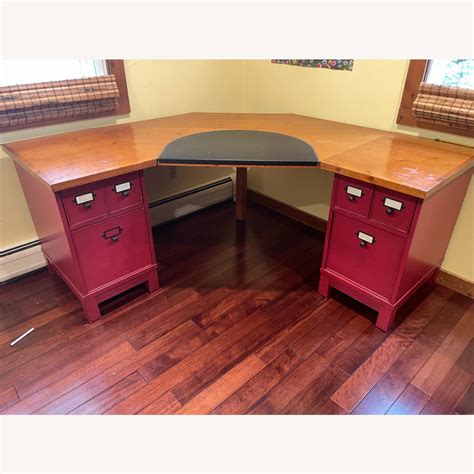 Pottery Barn Corner Desk - AptDeco