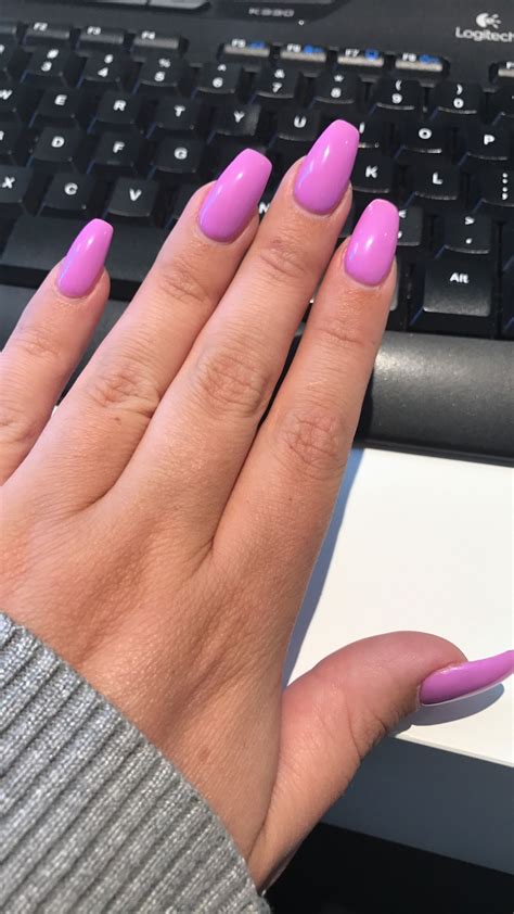 Love a pinkish purple | Purple and pink nails, Pink manicure, Pink nail ...