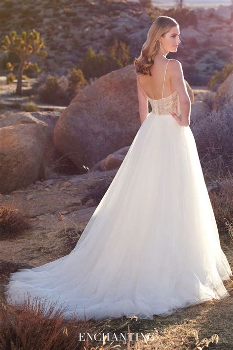 Beaded Top Wedding Gown