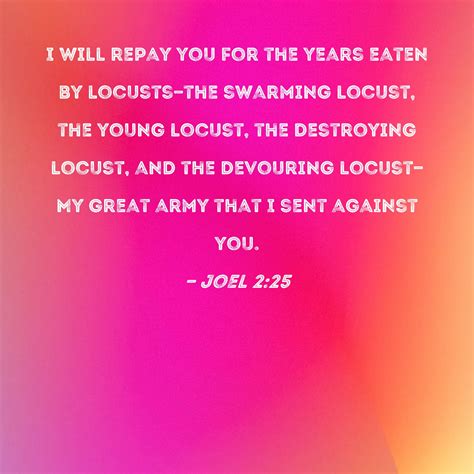 Prophet Joel Locusts