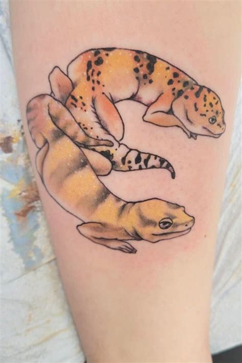 50 Leopard Gecko Tattoo Ideas - ThePetEnthusiast