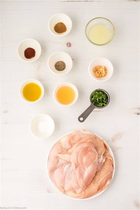 Cilantro Lime Chicken Marinade - Eating on a Dime