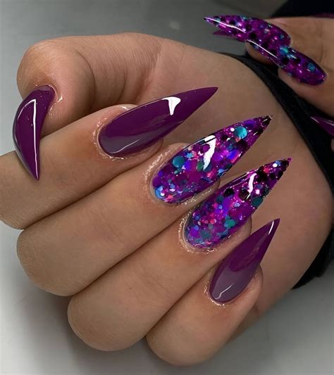 27+ Trendiest Purple Nails To Copy On Your Next Salon Trip NOW - Woman ...