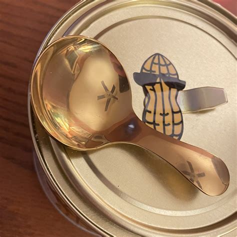 Golden Peanut Serving Spoon | Hancock Peanut Company
