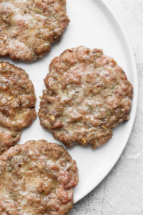 Maple Breakfast Sausage Patties - Fit Foodie Finds