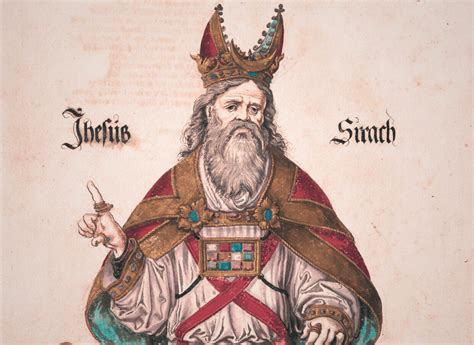 Let Us Now Praise Famous (and Unfamous) Men: The Wisdom of Sirach ...