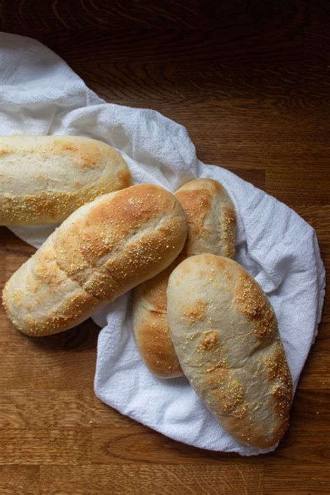 Sourdough Discard Hoagie Rolls