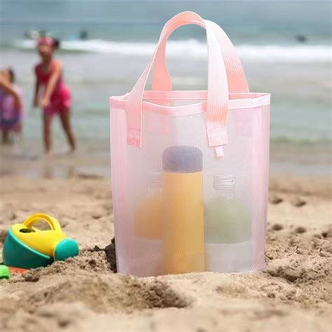 Kiplyki Beach Bags,Waterproof Sandproof, Mesh Beach Bag For Swim Pool ...