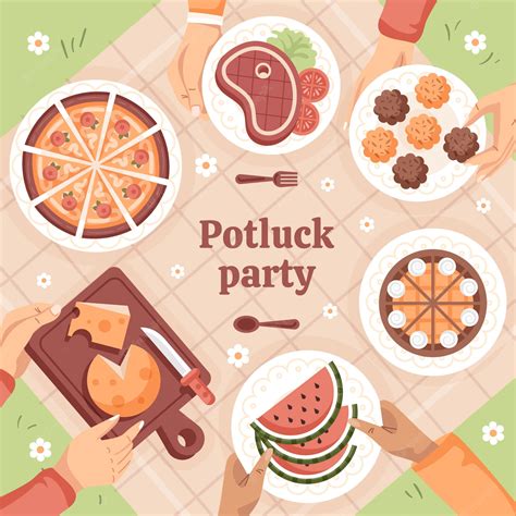 Free potluck christmass, Download Free potluck christmass png images ...