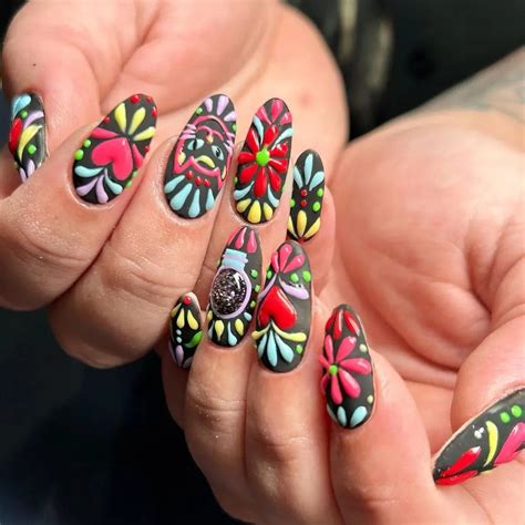 30 Best Mexican Nail Design Ideas You Should Check