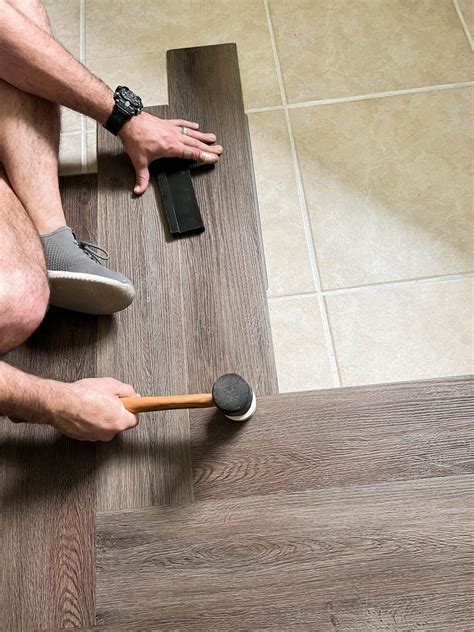 How to install a herringbone lvp floating floor over tile – Artofit