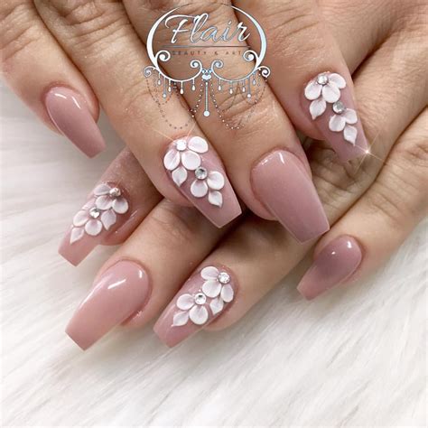 Flowers On Nails 3D at Timothy Mitchell blog