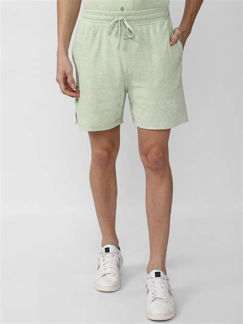 Buy FOREVER 21 Men Green Shorts - Shorts for Men 18787302 | Myntra