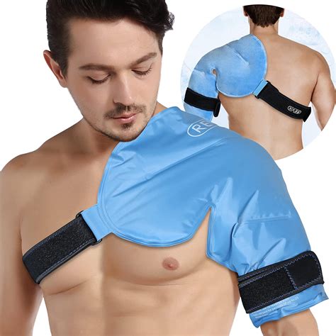 REVIX XL Shoulder Ice Pack Rotator Cuff Cold Therapy Reusable Gel Ice ...