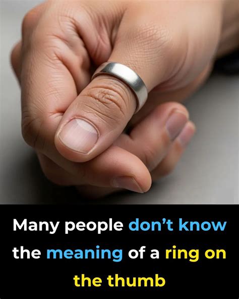 The Hidden Meaning Behind Thumb Rings for Women vs. Men