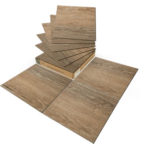 Achim Tivoli II 2mm Peel & Stick Vinyl Floor Planks - 10 Planks/15 sq ...
