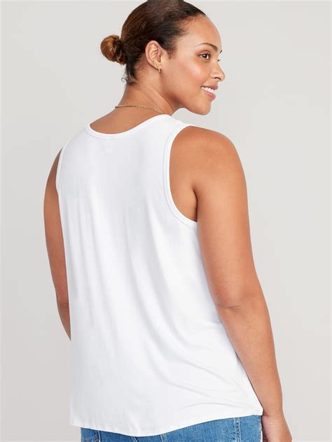 Womens White Tank Top
