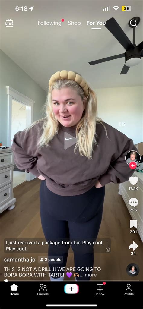 Can we talk about how samantha jo cried online about not going to bora bora bc she was “fat ...