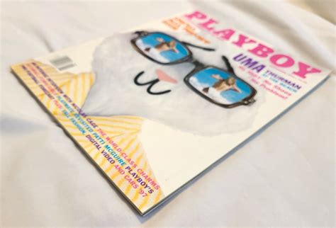 1996 September Uma Thurman Playboy Magazine Subscription Issue Nicholas ...