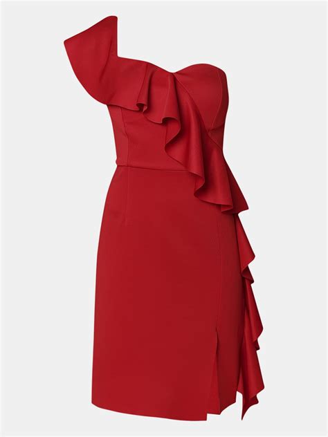 Red Color Bodycon Dress